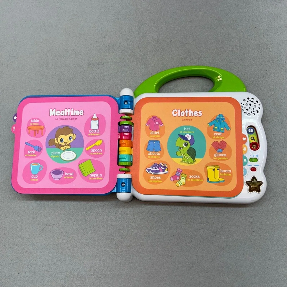 LeapFrog Learning Friends 100 Words Book English Spanish Bilingual Toy 6015